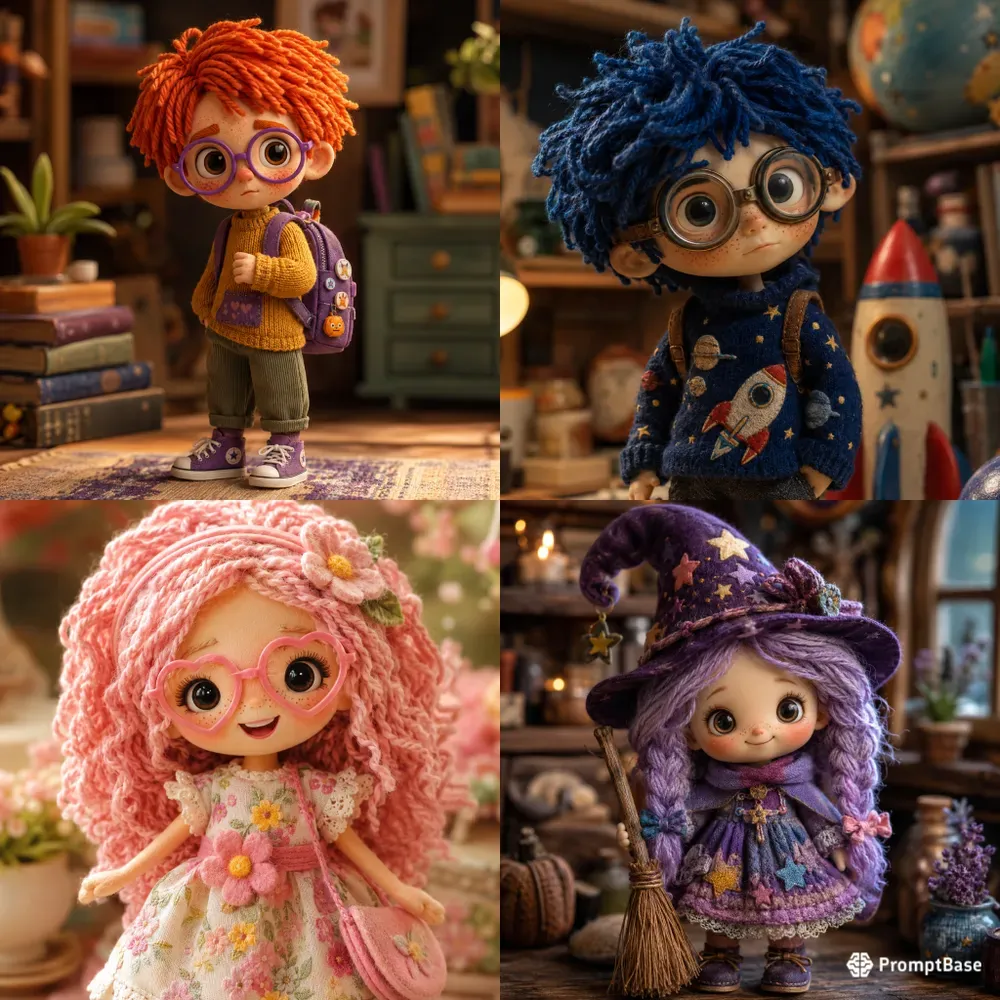 Whimsical Handmade Dolls