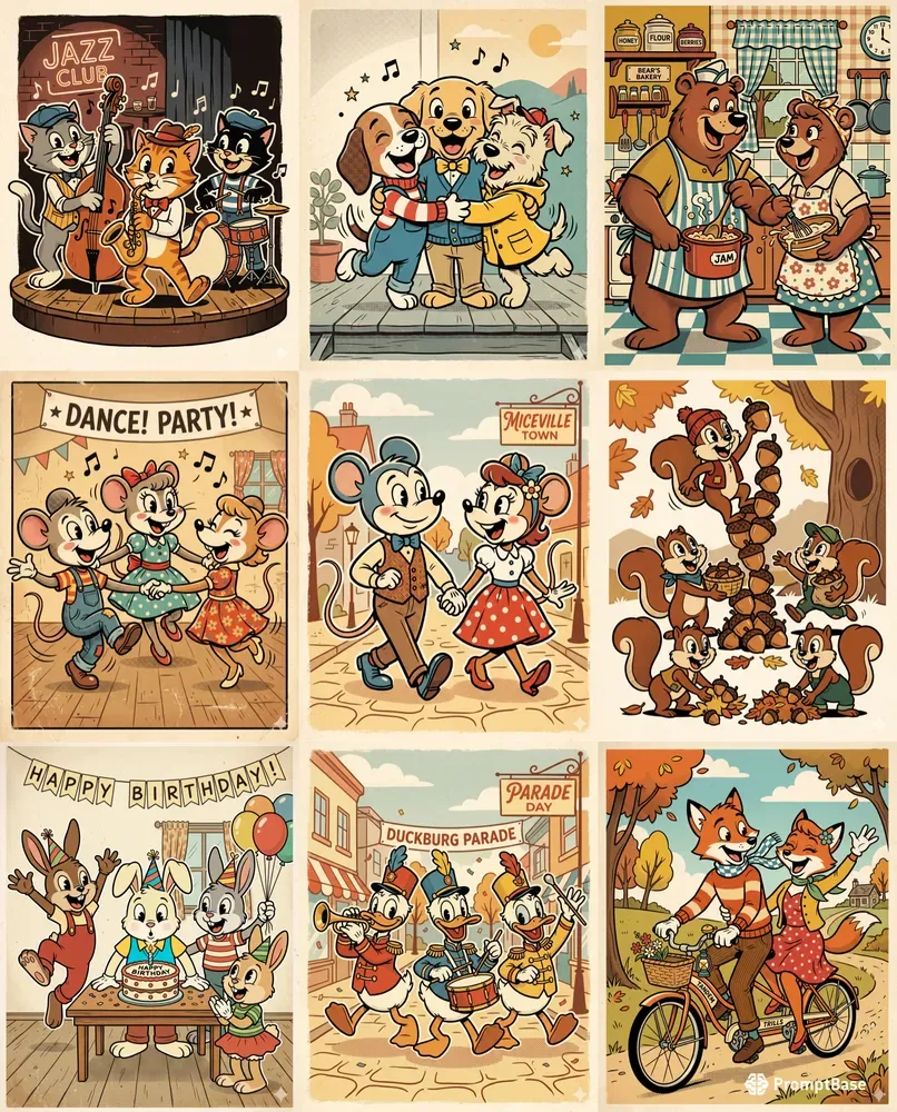 Retro Cartoon Character Generator
