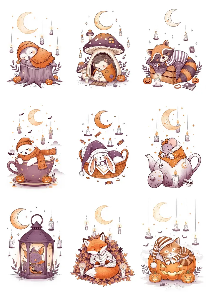 Sleeping Under The Halloween Moons