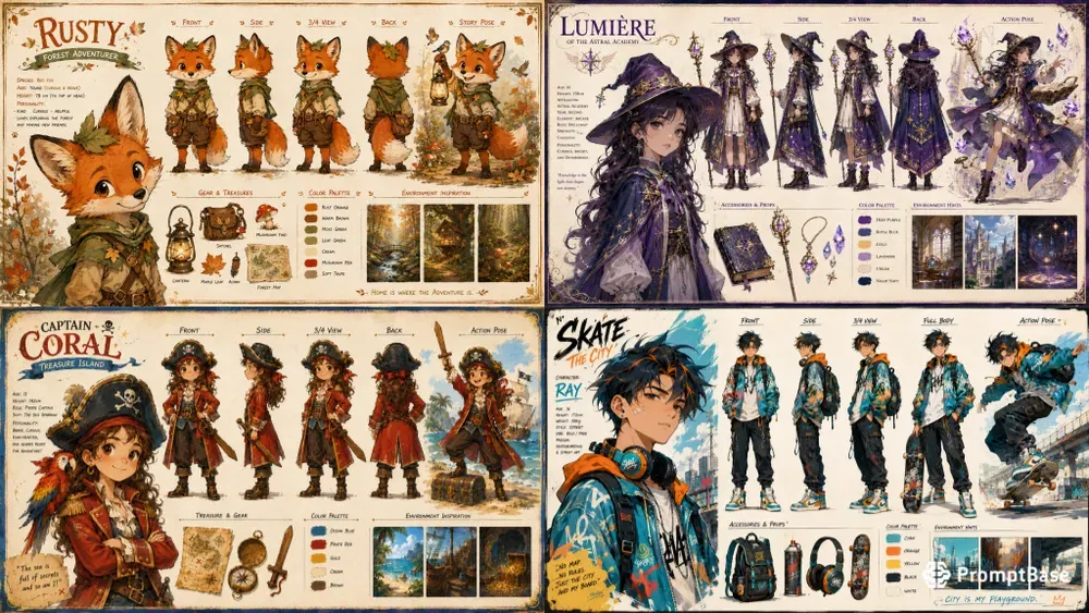Consistent Character Storytelling