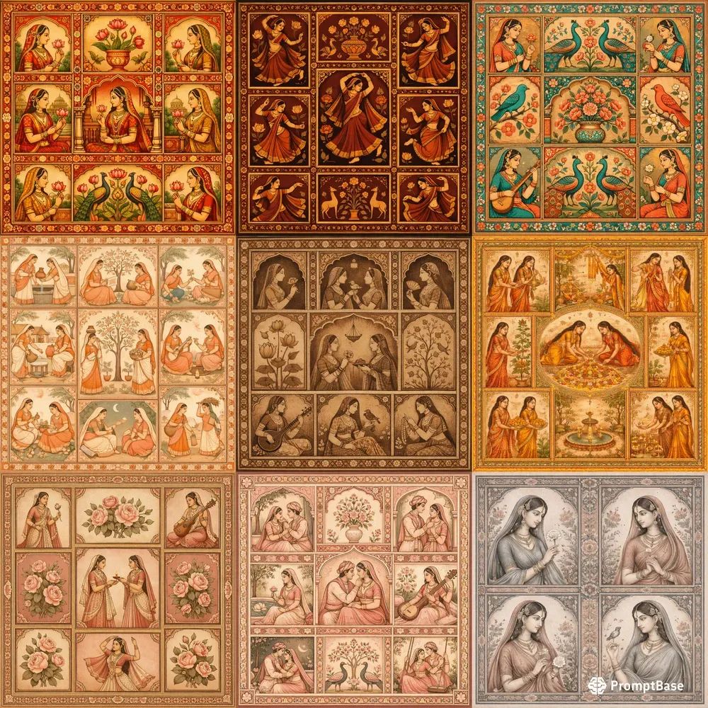 Vintage Miniature Panel Art Packs