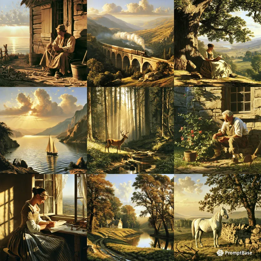 Golden Storybook Paintings