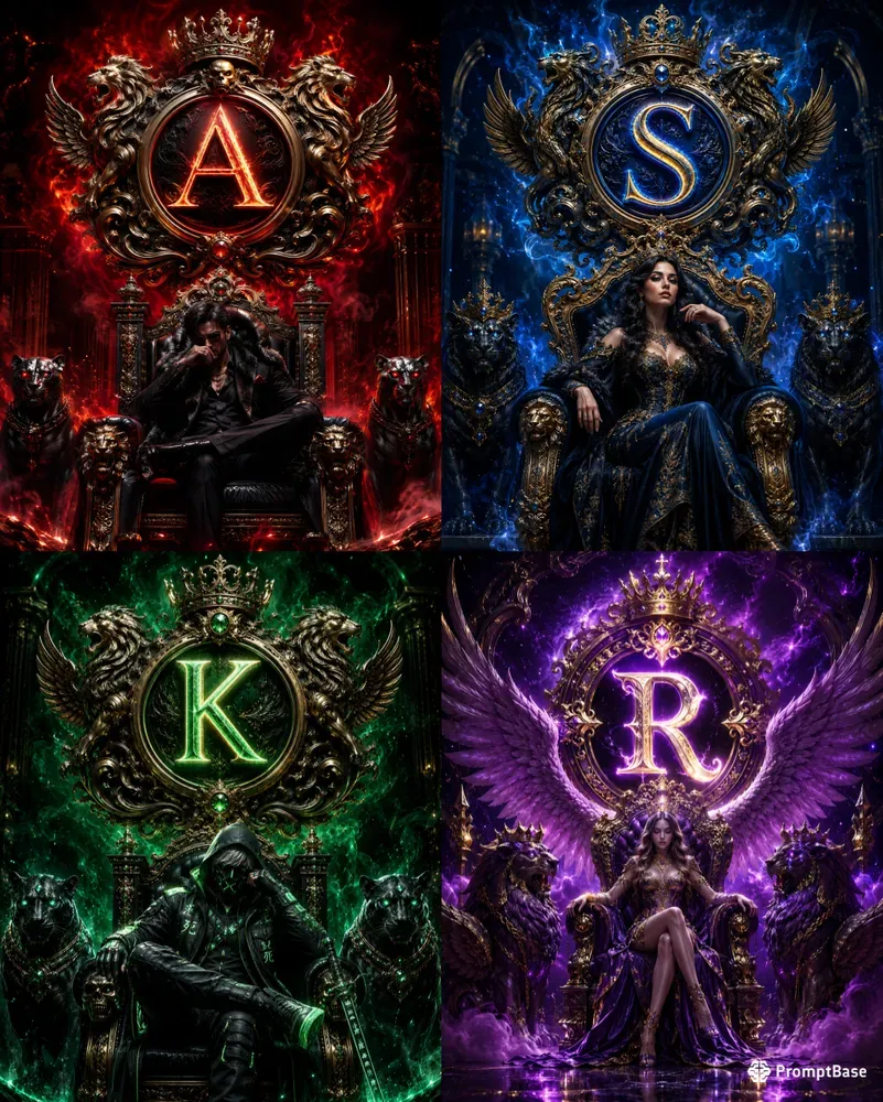 Dark Fantasy Monogram Throne Creators