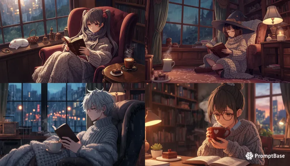 Ultimate Lofi Rainy Day Libraries