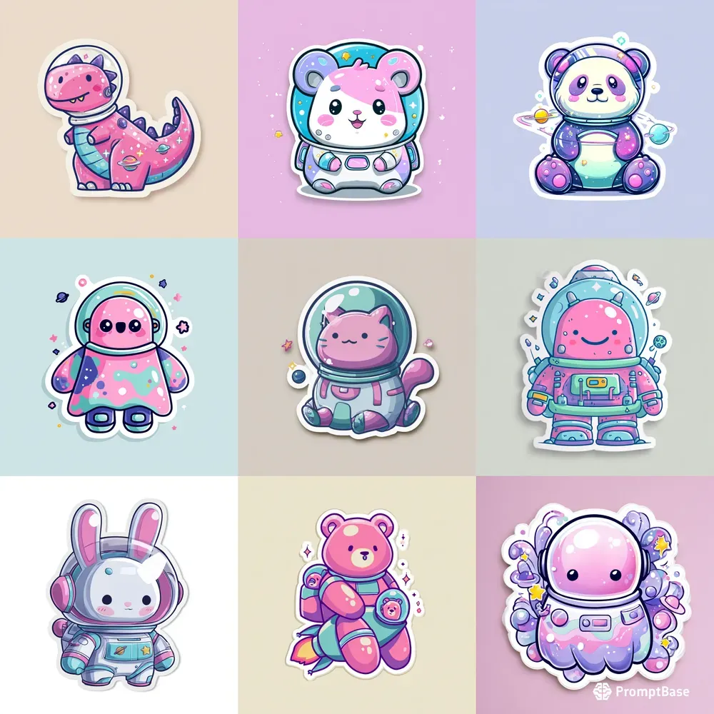Cute Scifi Mascots