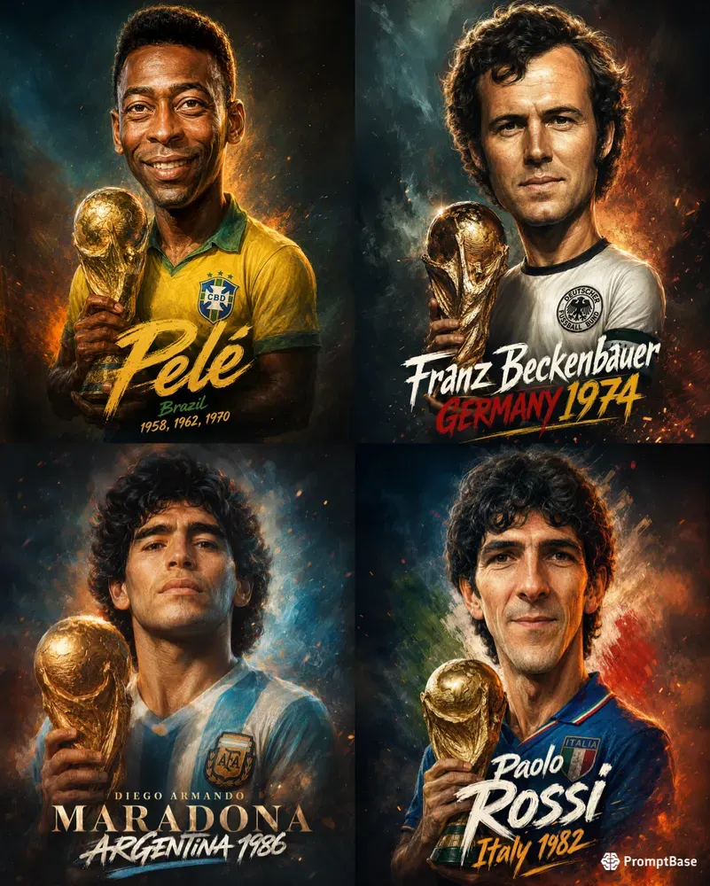 Fifa World Cup Caricature Portraits