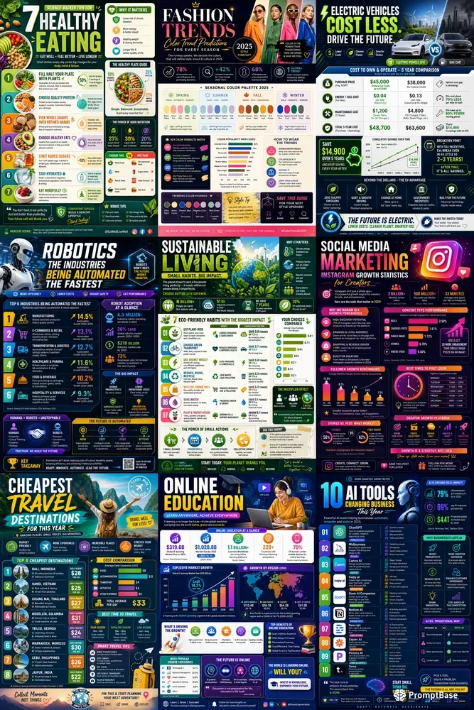 Viral Social Media Infographics
