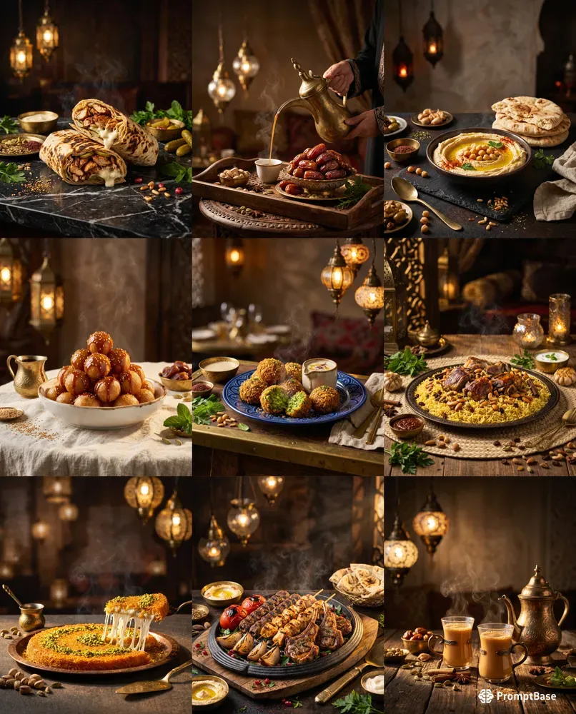 Middle Eastern Food Ad Photos