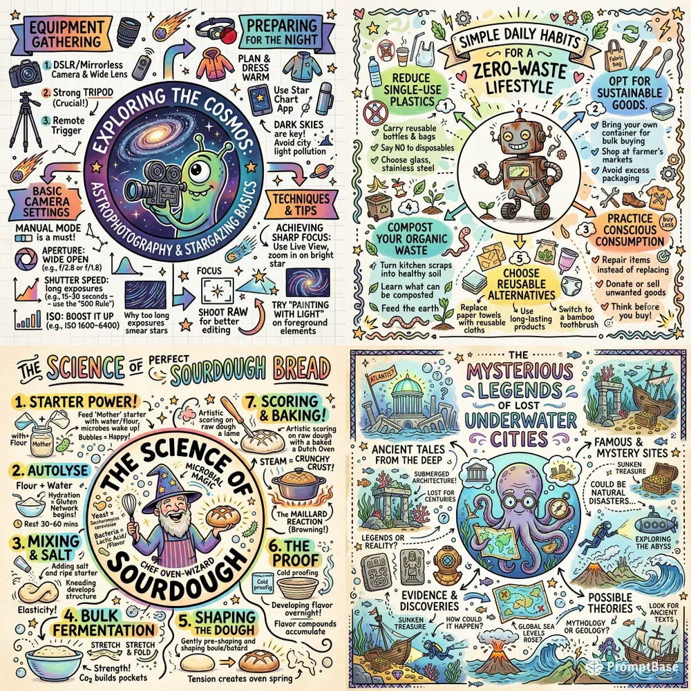 Sketchnote Character Posters