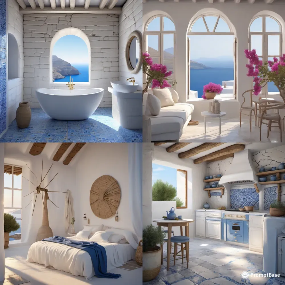 Greek Cycladic Villas