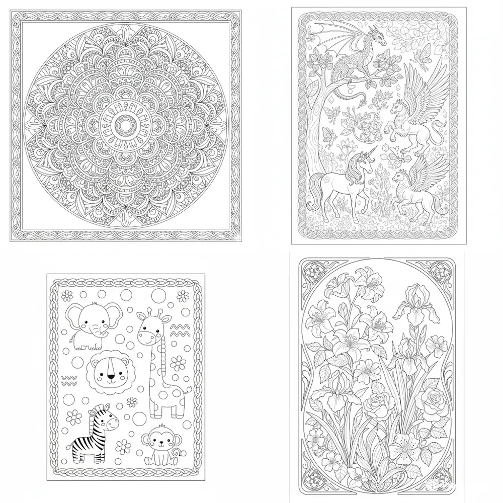Professional KDP Coloring Book Architects