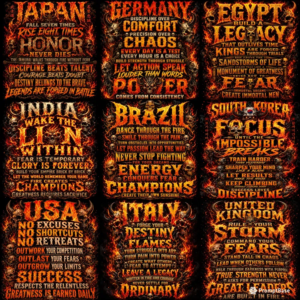 Infernal Quote Poster Generator