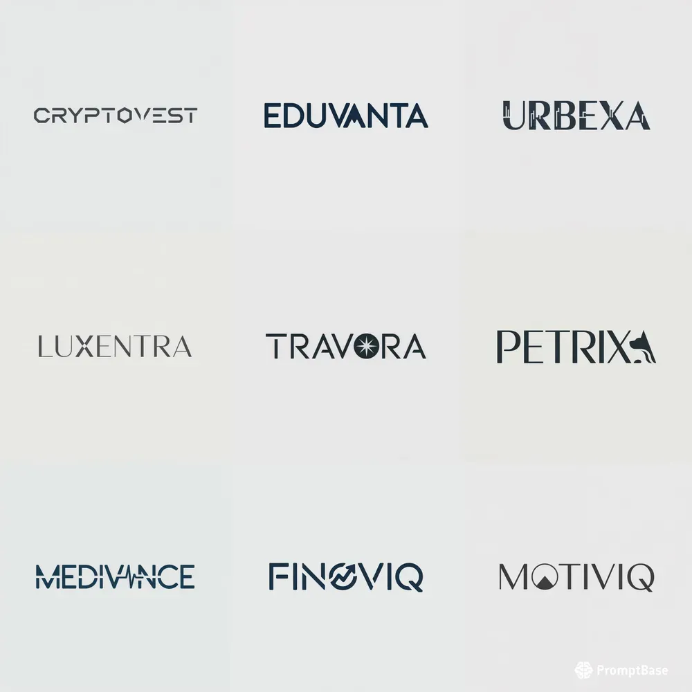 High End Negative Space Logos