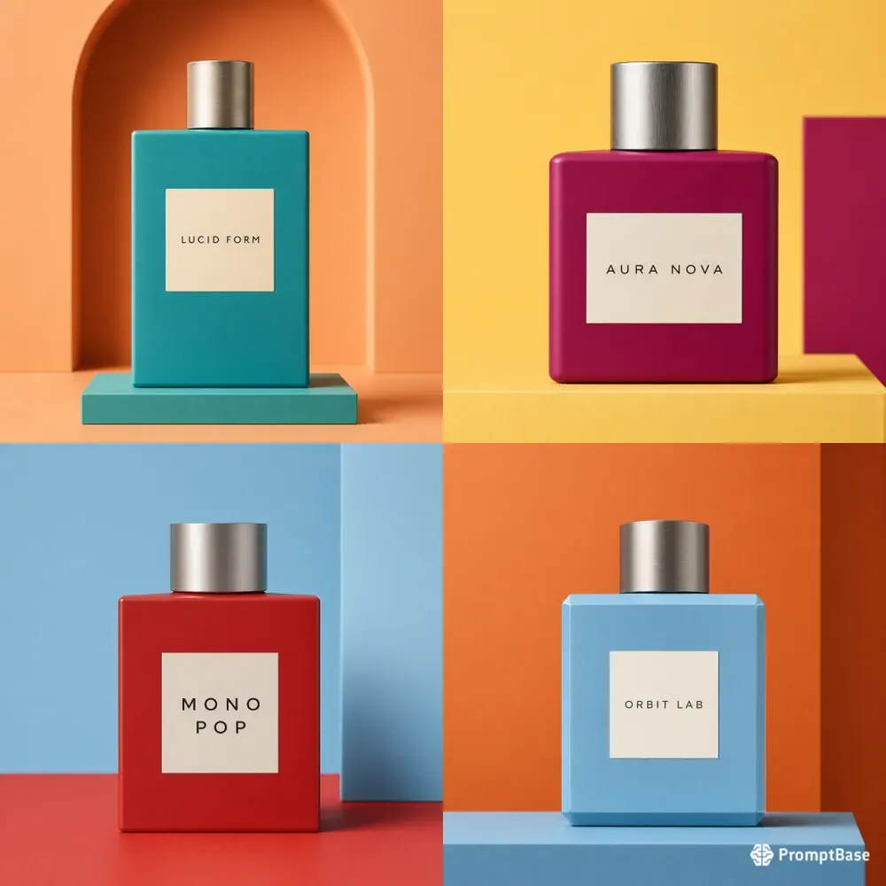 Matte Perfume Bottle Mockups