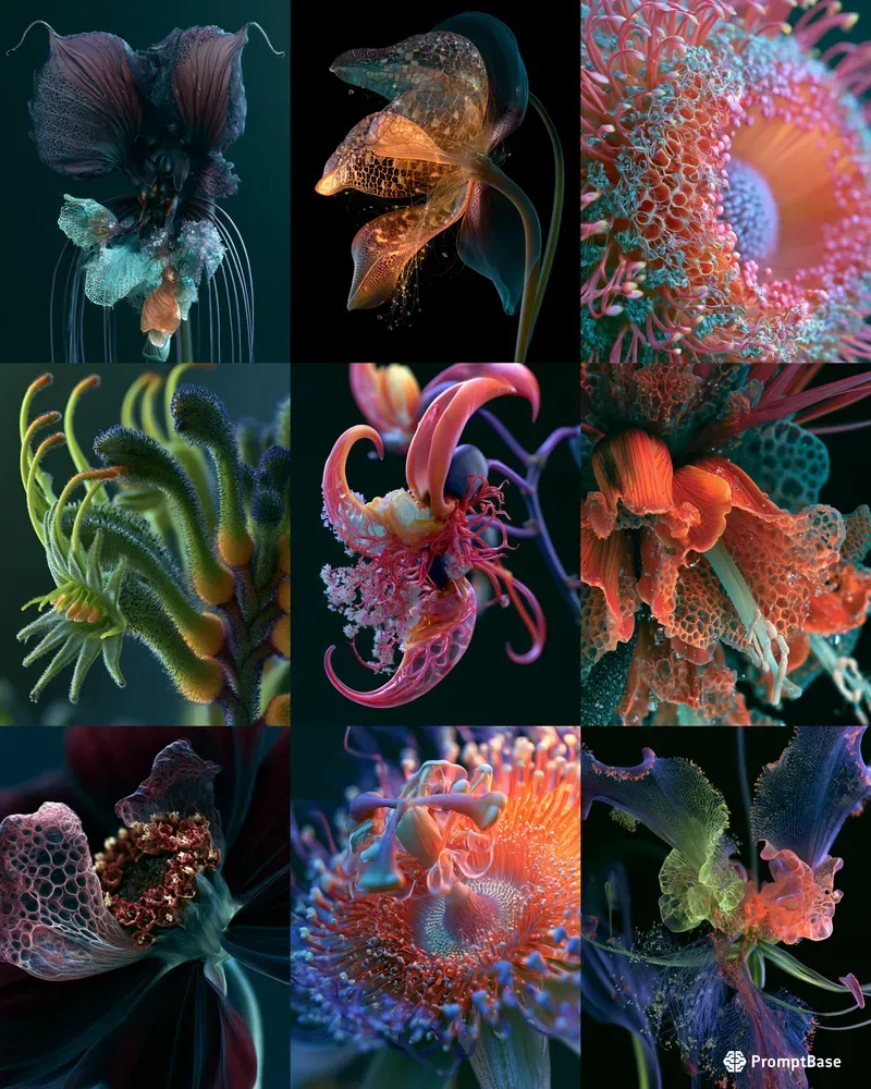 Secret Architectures Of Flowers