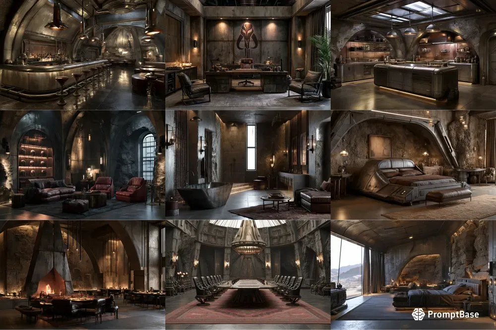 Star Wars Mandalorian Interiors