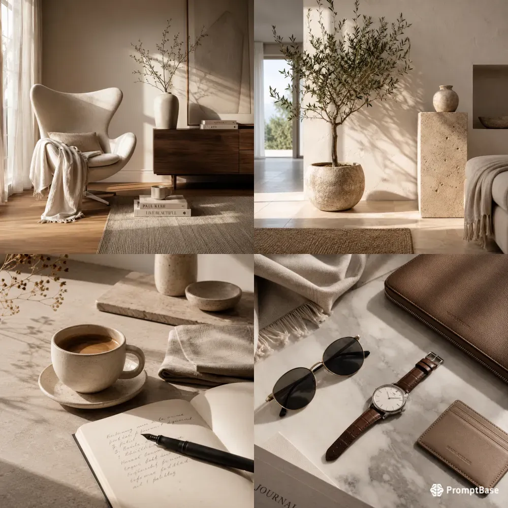Minimal Luxe Editorials
