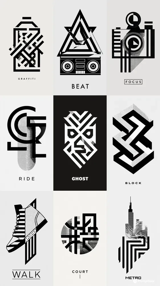 Minimalist Bauhaus Streetwear Designs