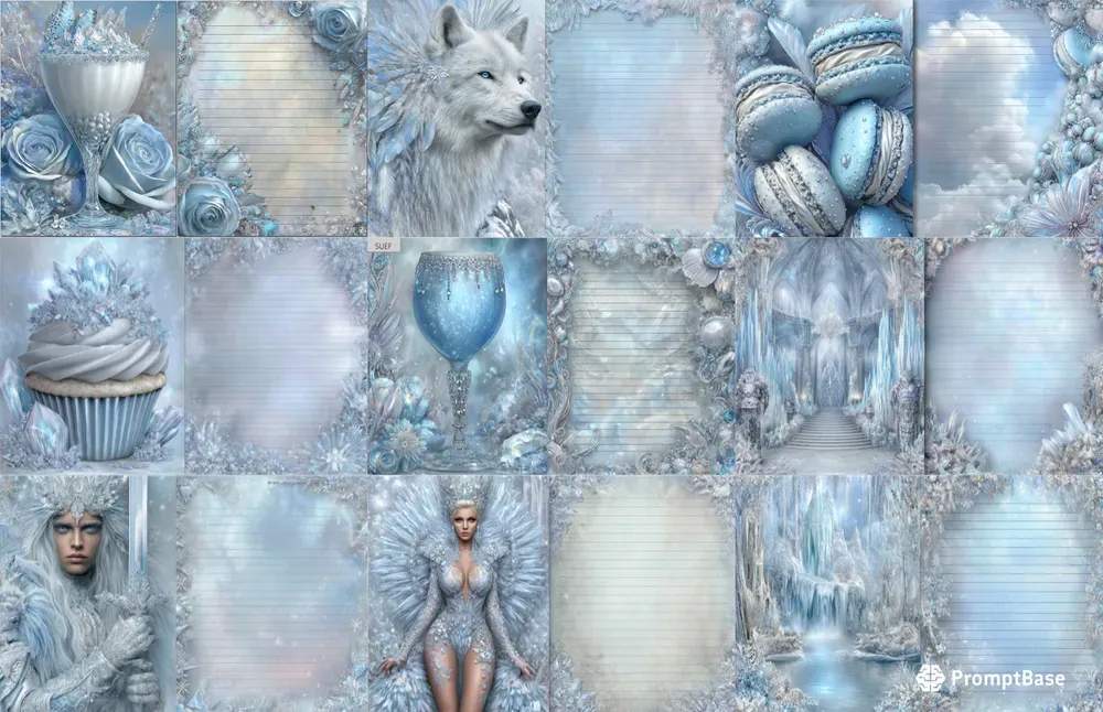 Ice Witch Queen Double Pages