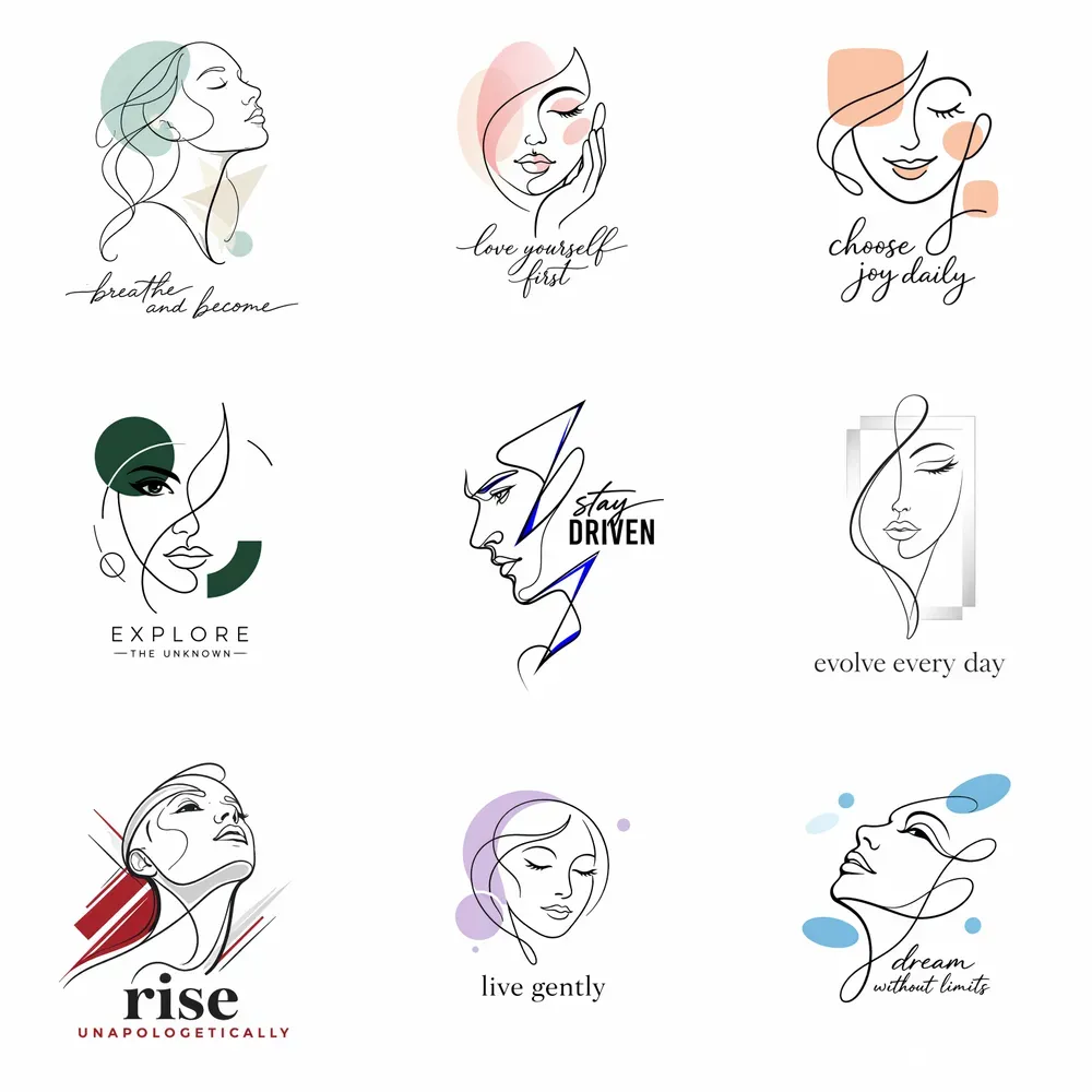 Abstract Face Tshirt Designs