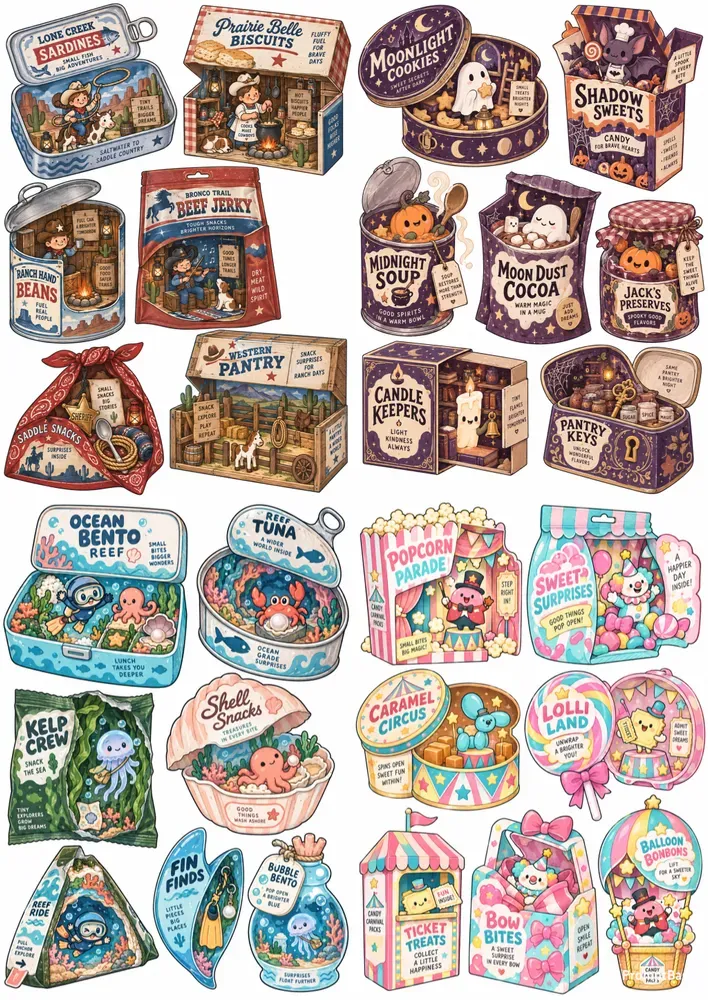 Characters In Food Surprise Playsets