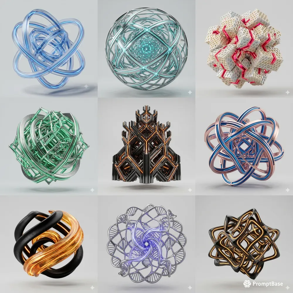 3D Abstract Business Metaphor Assets