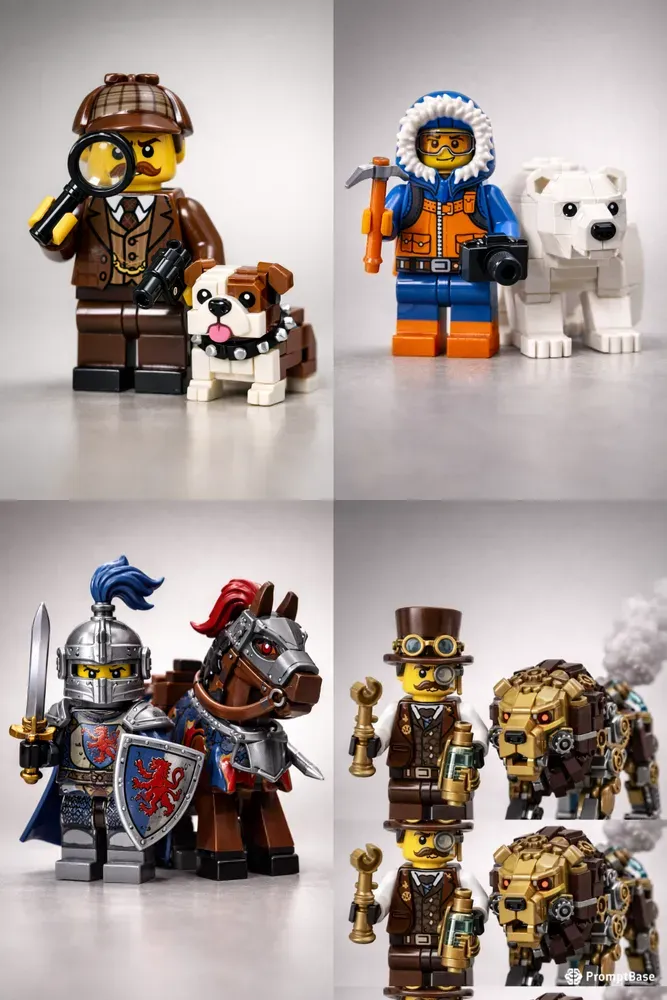 Brick Legends Hero Beast Duos