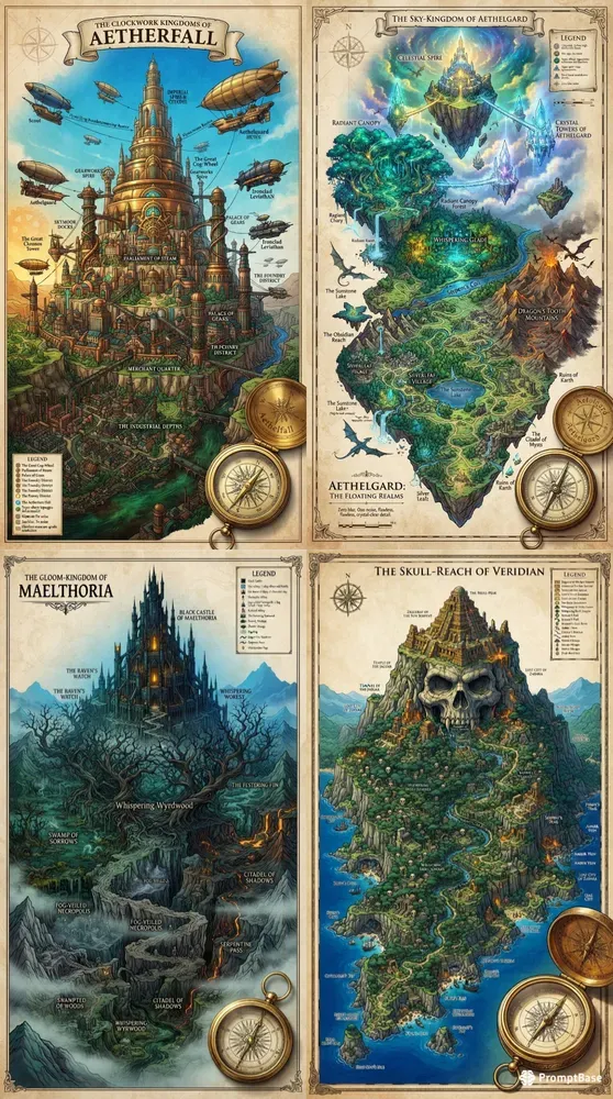 Epic Fantasy Maps Bundles