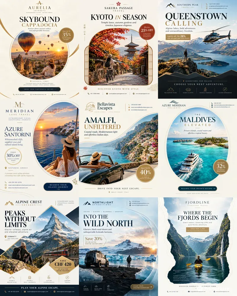 Premium Travel Poster Collections