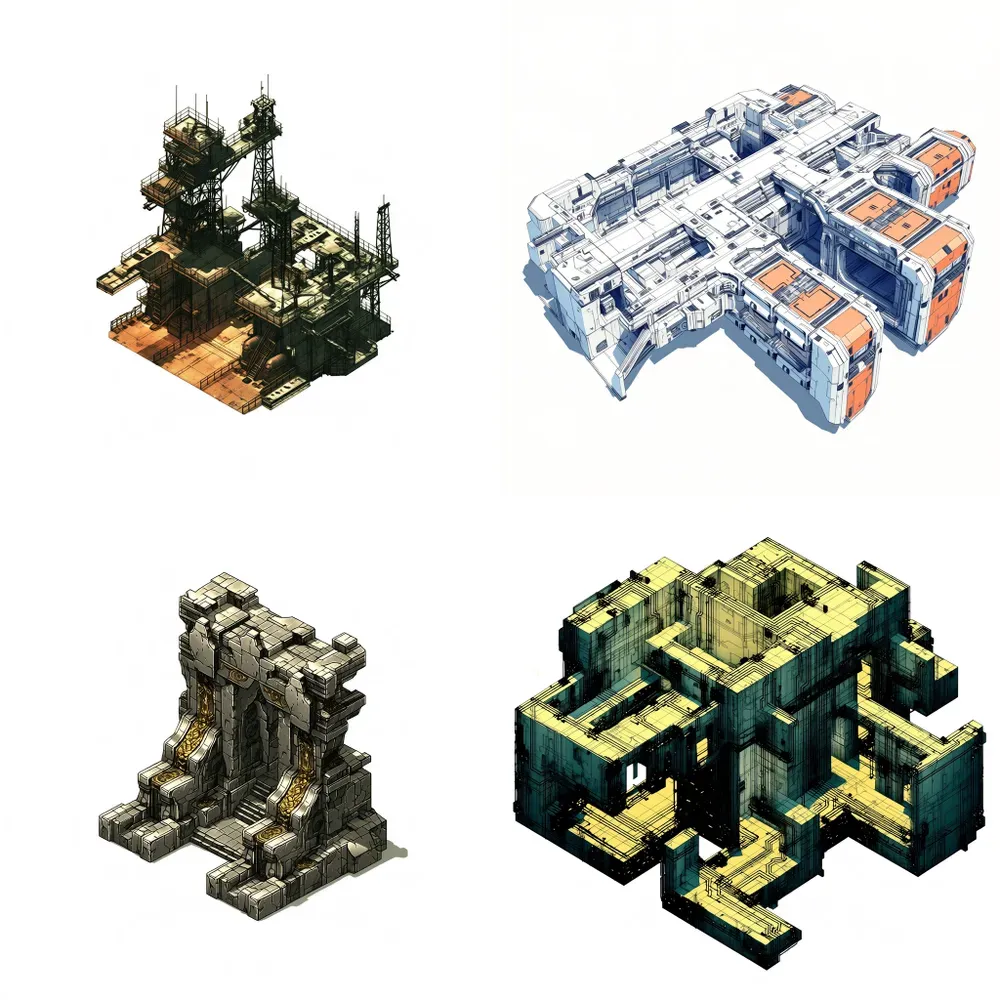 Isometric Scifi Map Tile Assets