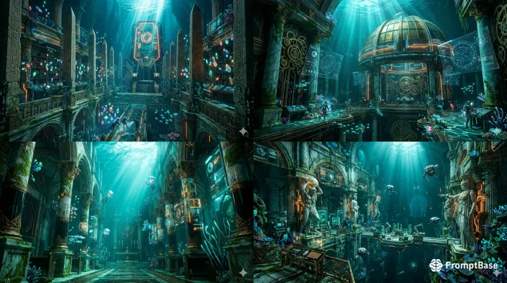 Cyber Atlantis Concept Art