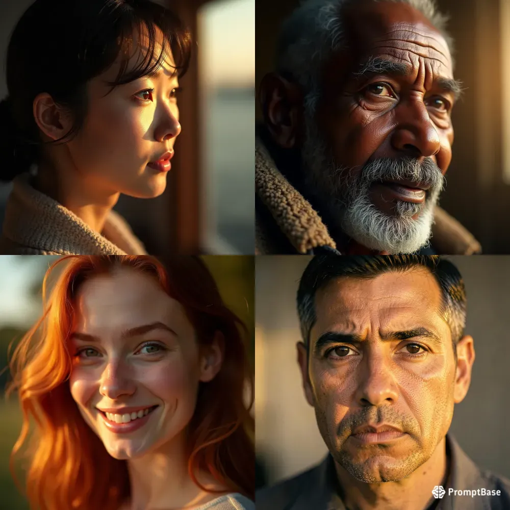 Cinematic Photorealistic Portrait Fluxes