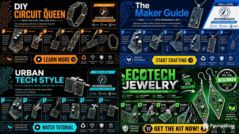 Professional DIY Tech Jewelry Guides