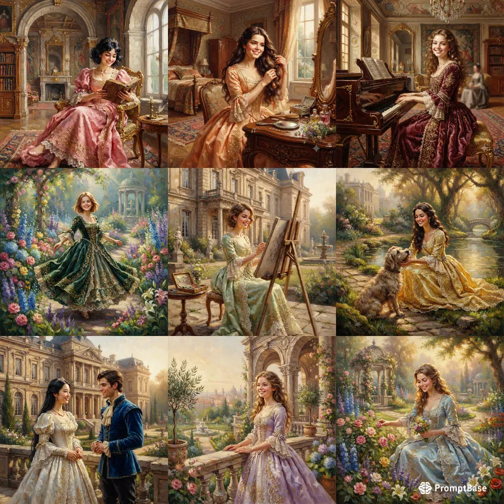 Classical Princess Life Portraits