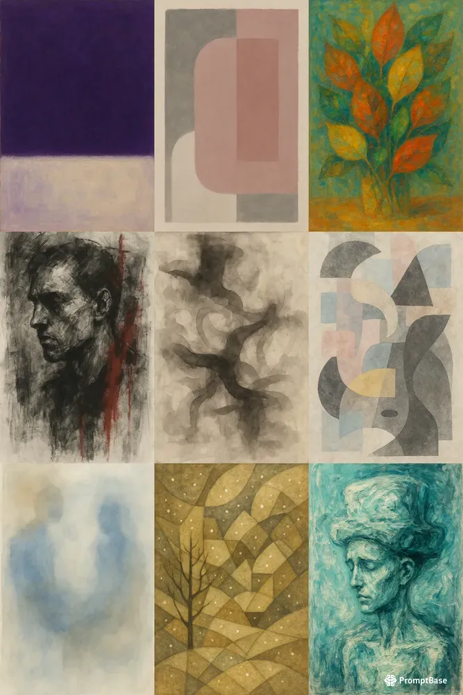 Emotive Abstract Art Templates