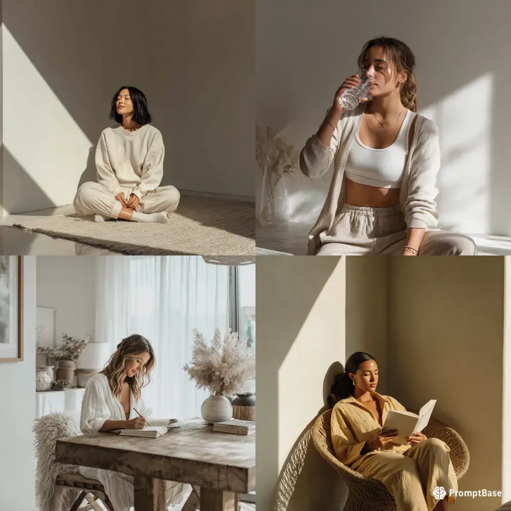Clean Girl Aesthetics Wellness Neutrals