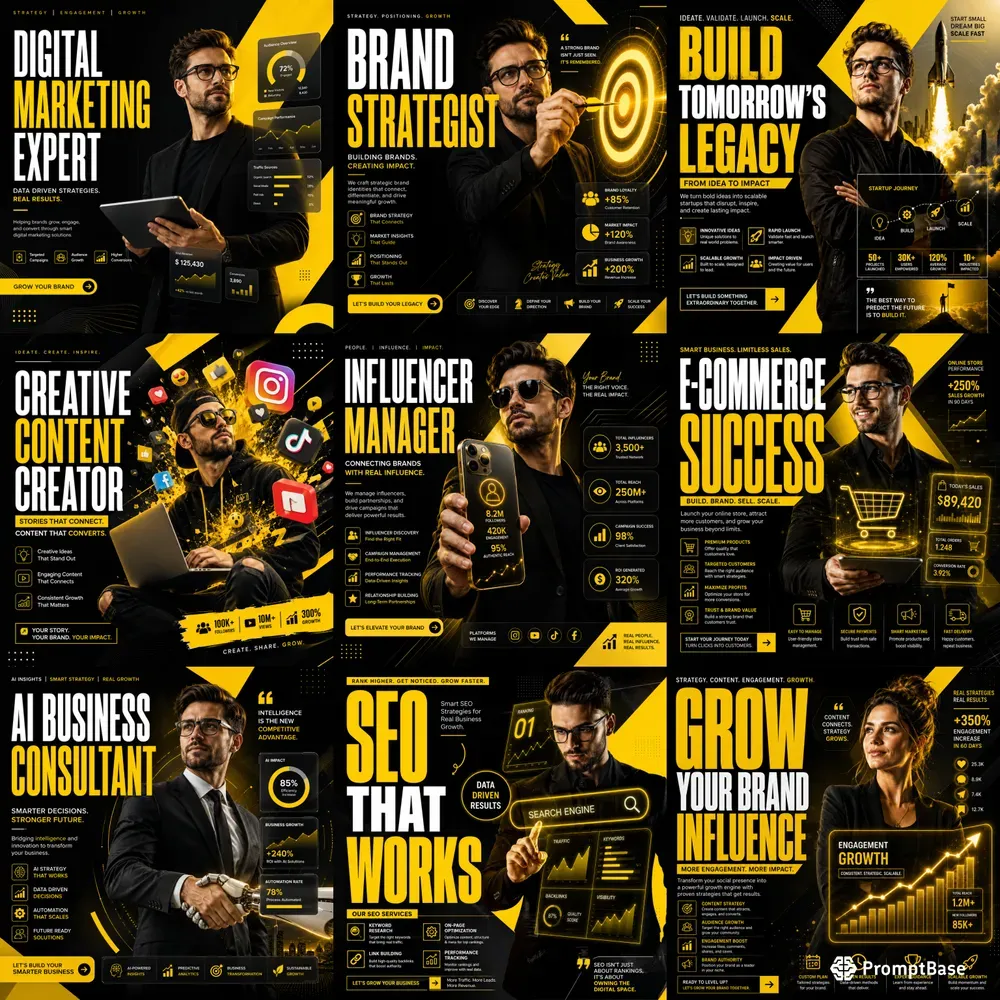 Bold Marketing Post Creator Kits