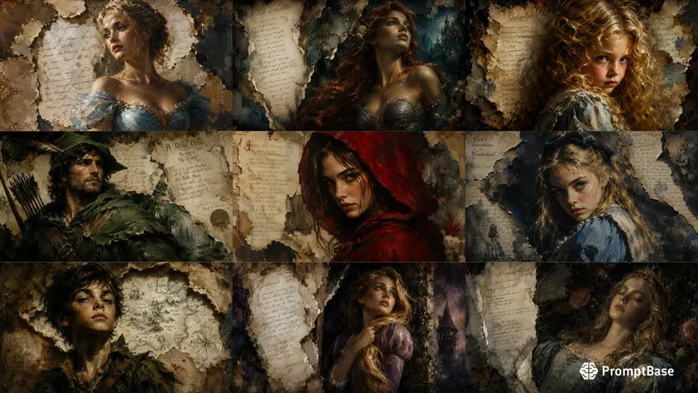 Dark Fairy Tale Portraits