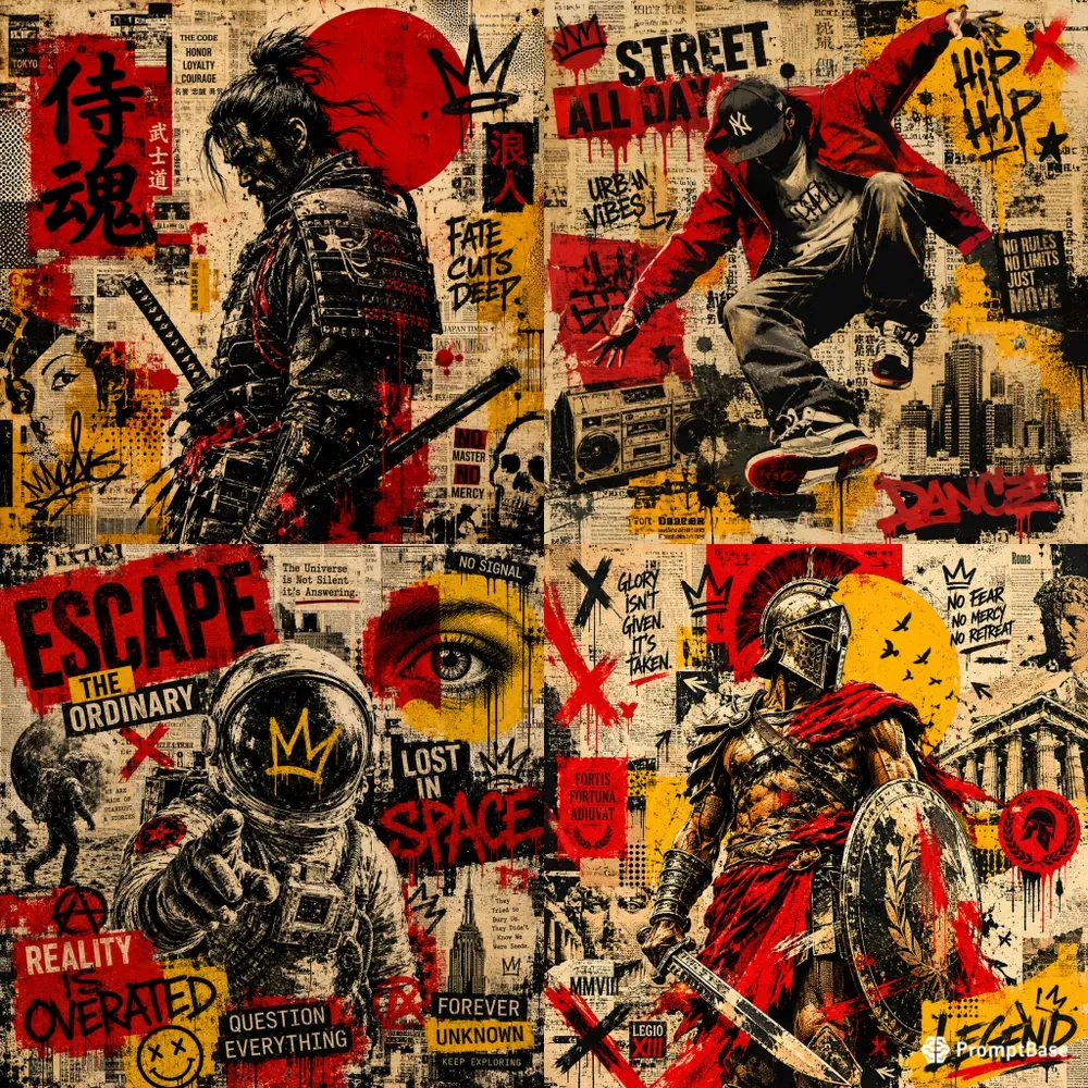 Urban Collage Street Art Generator