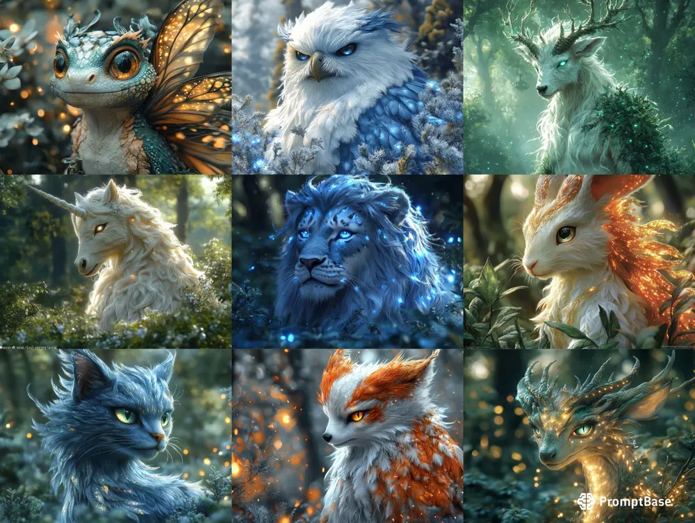Enchanting Fantasy Creature Portraits