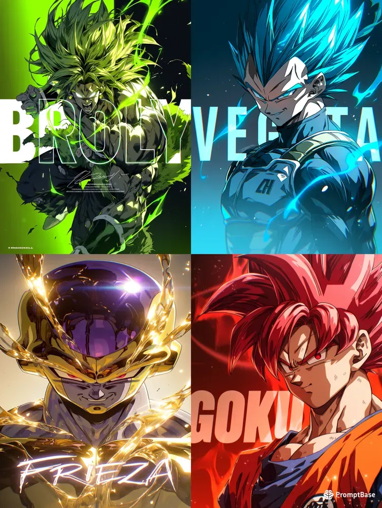 Anime Character Portraits