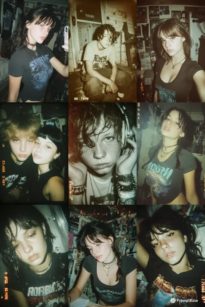 2000s Emo Scene Photo Prompts