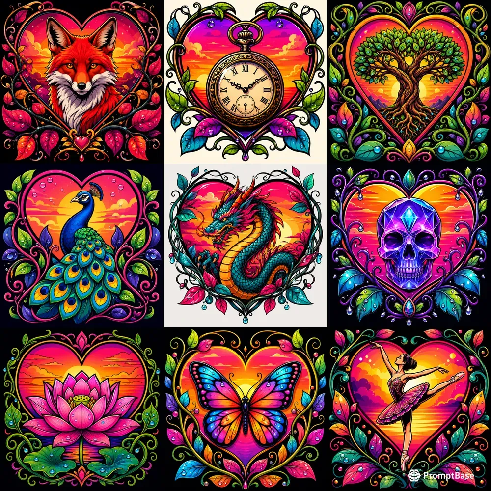 Vibrant Pop Art Nature Portraits
