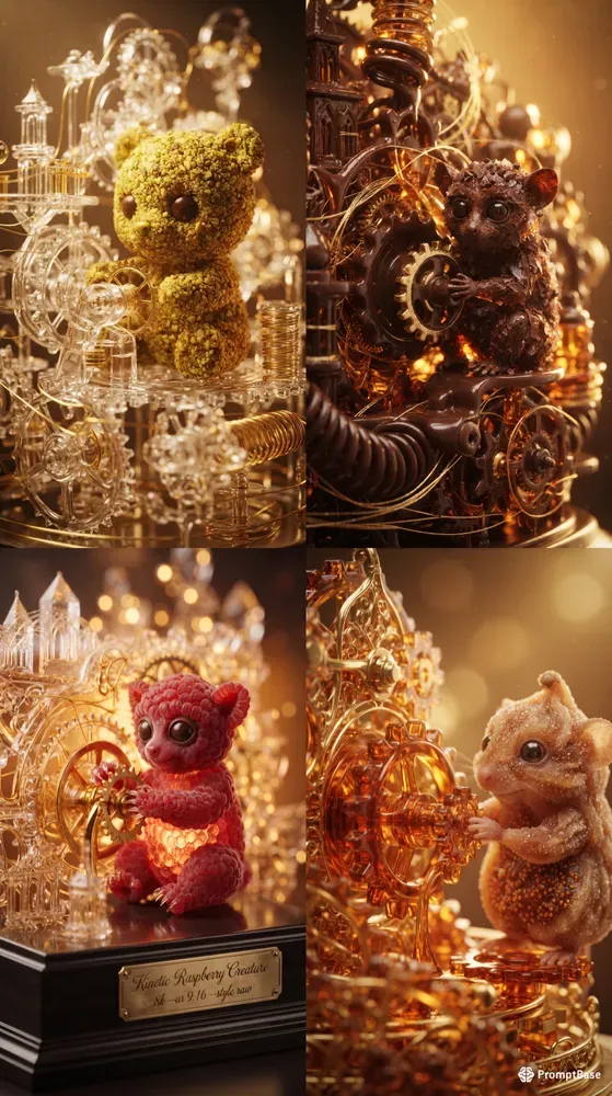 Kinetic Food Creature ASMRs