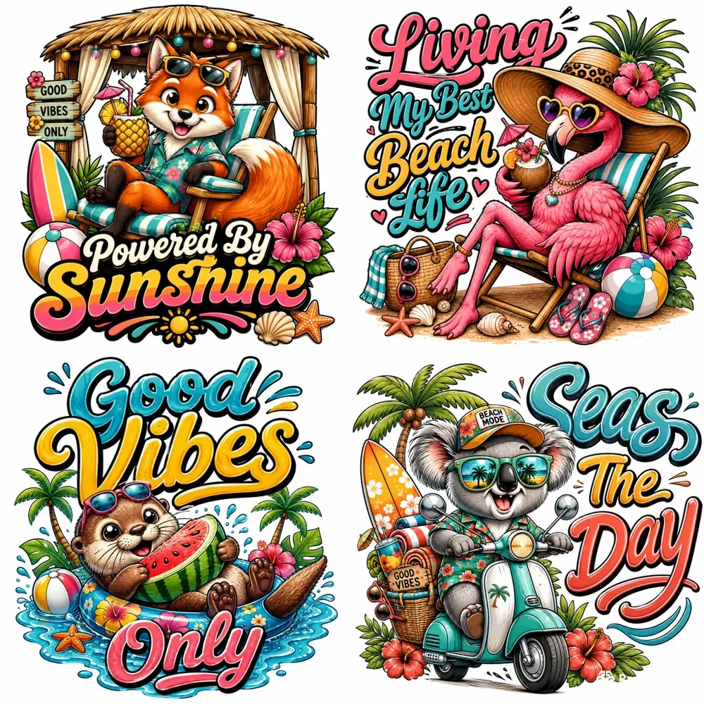 Whimsical Beach Animal Tees