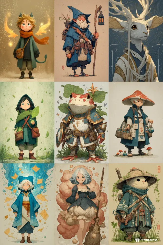 Whimsical Fantasy Heroes