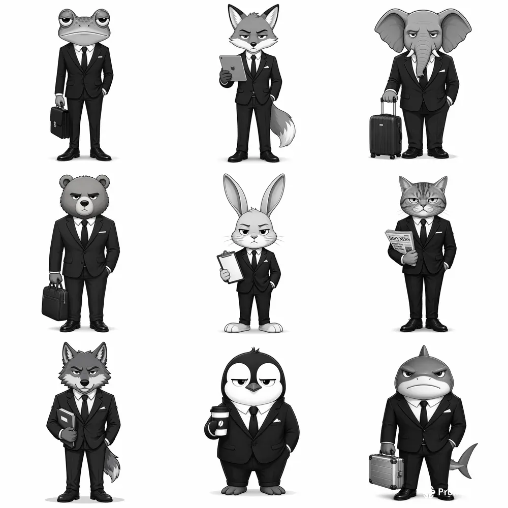 Business Animals Mascots