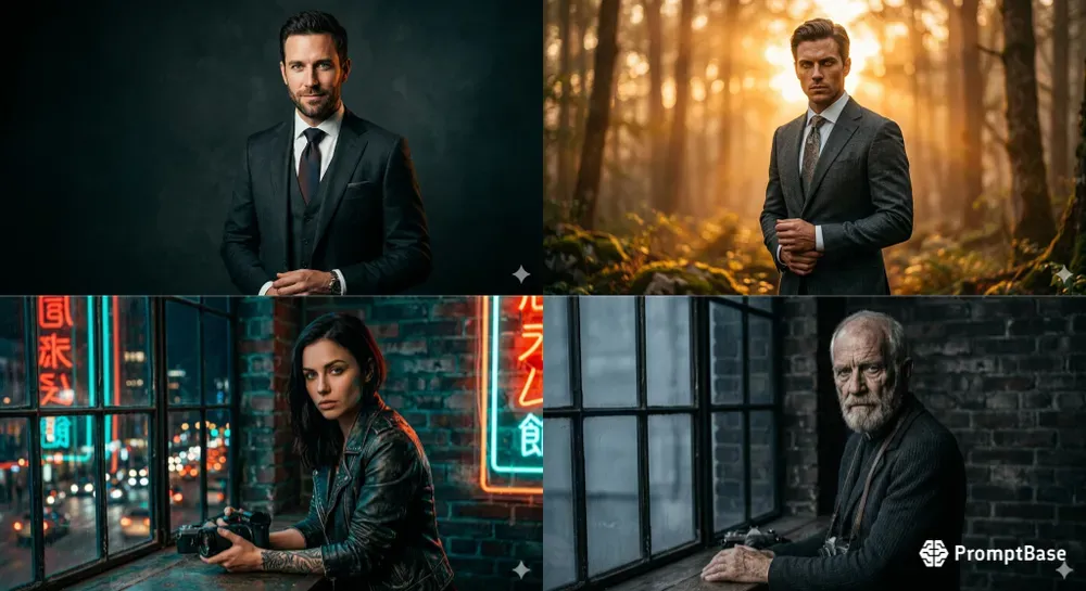 Cinematic Colorgraded Portrait Photography