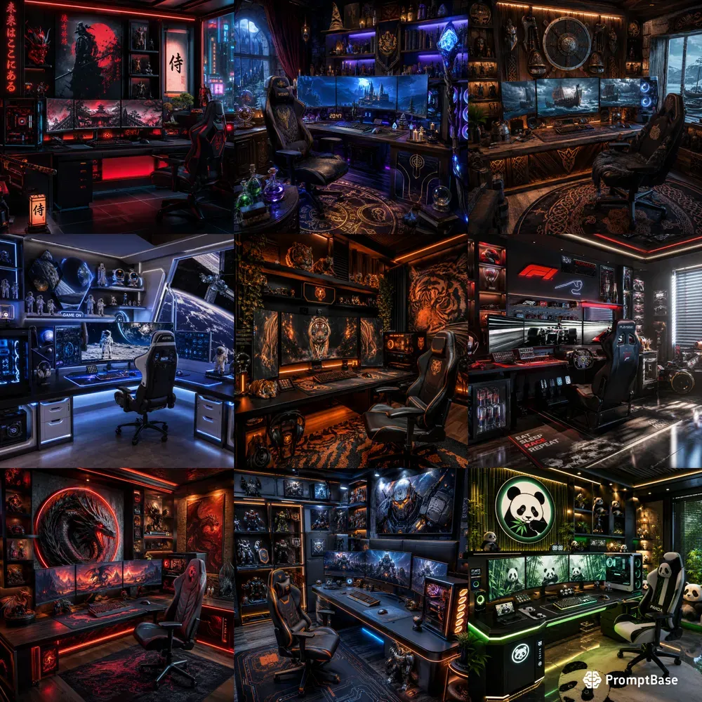 Single Subject Gaming Setup Creators