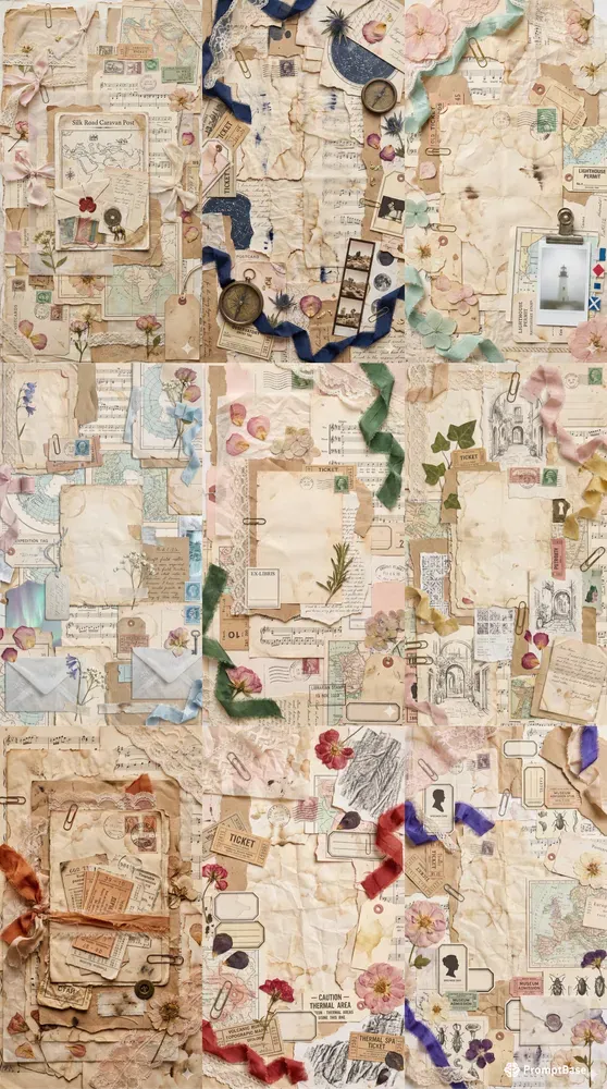 Romantic Travel Diary Junk Journals